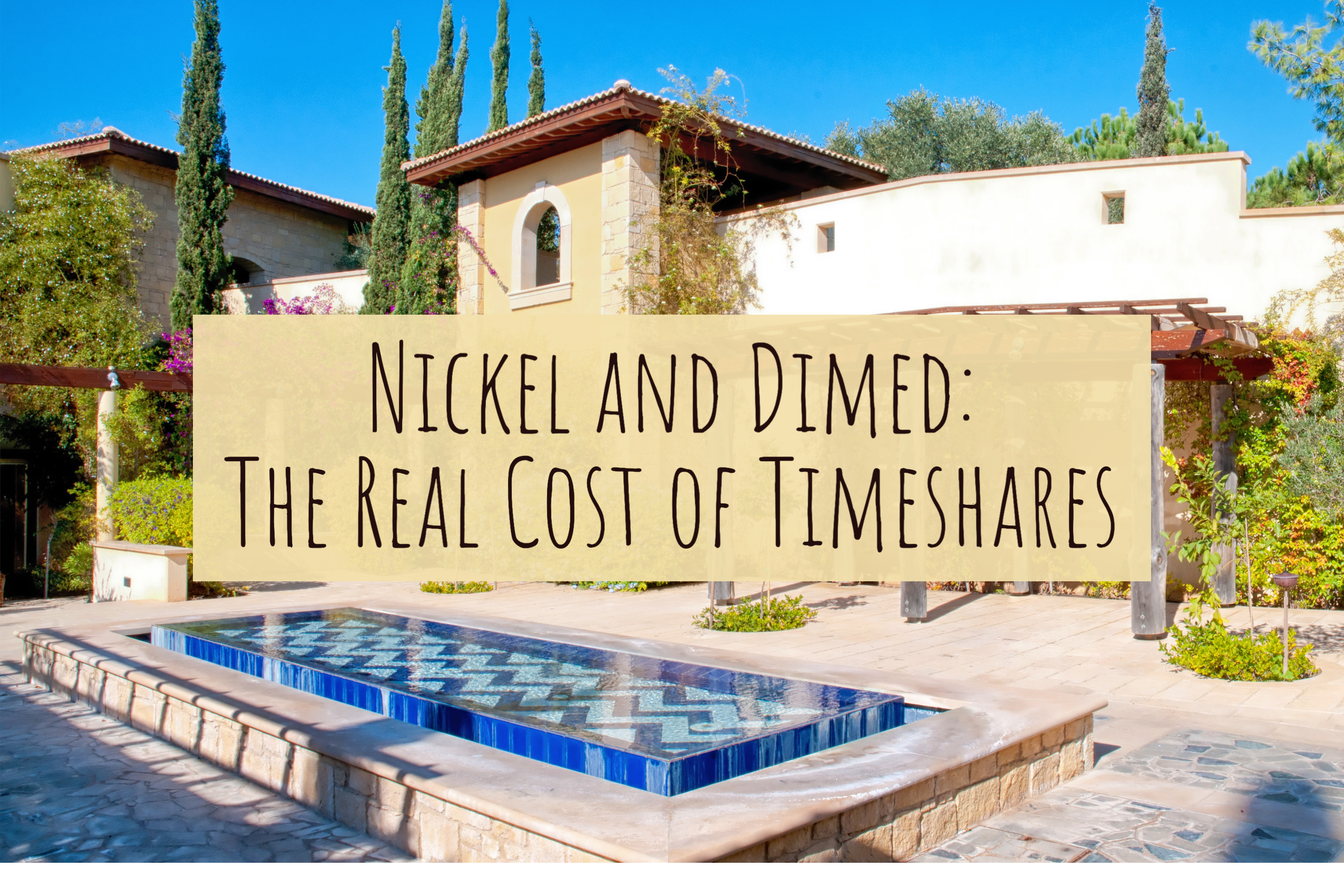 how to get out of a timeshare purchase