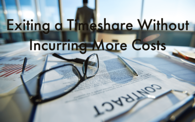 Exiting a Timeshare Without Incurring More Costs