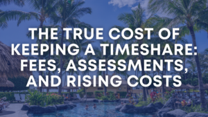 The True Cost of Keeping a Timeshare: Fees, Assessments, and Rising Costs