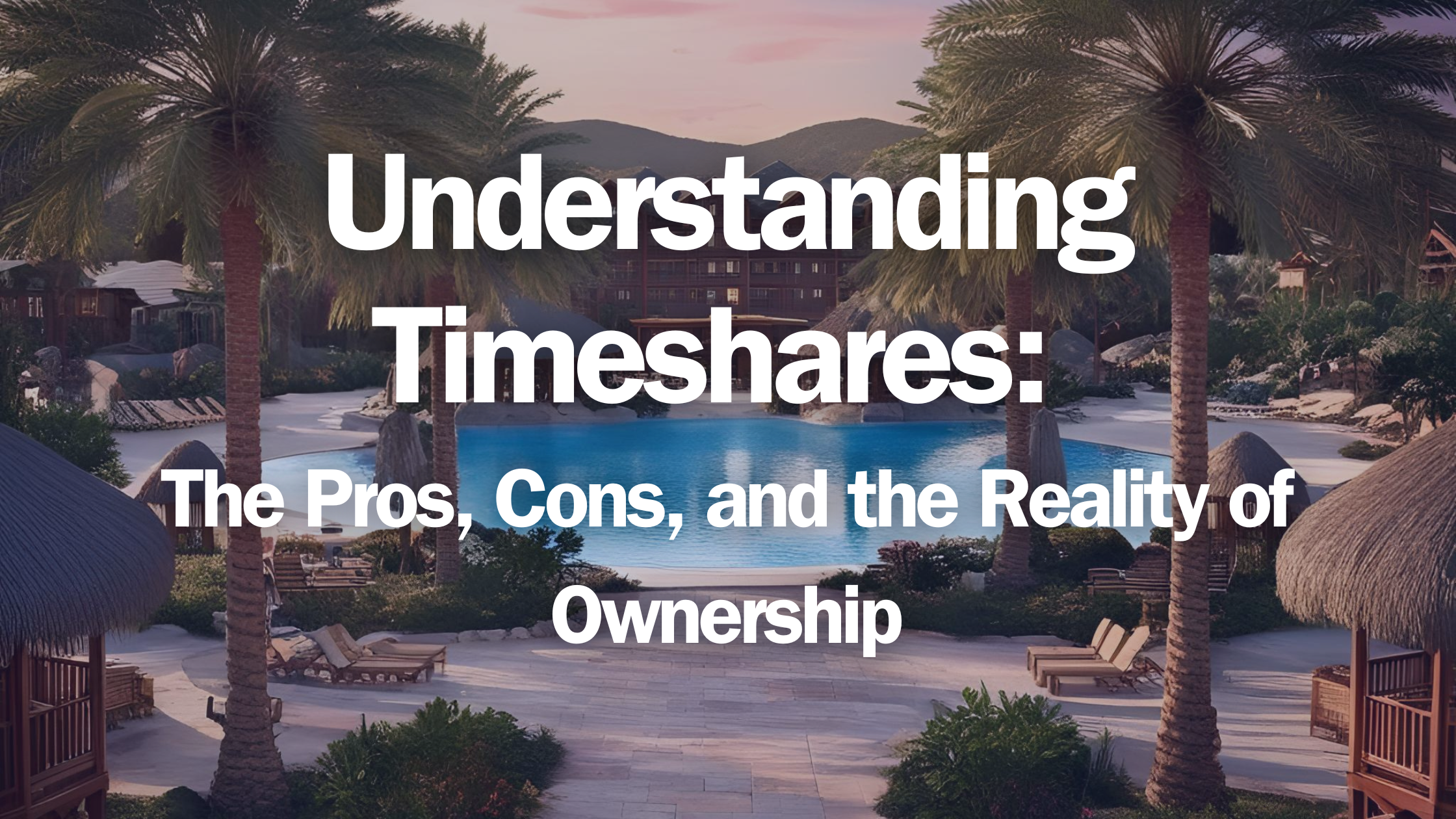 Understanding Timeshares: The Pros, Cons, and the Reality of Ownership
